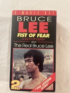 Fist of Fear... Touch of Death/Real Bruce Lee (2-VHS, 1998, Quality Video) - Picture 1 of 7