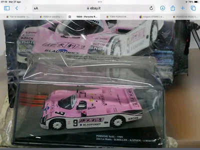 IXO PORSCHE 962C 1989   24h LE MANS, die-cast 1/43, Nuova in teca - Immagine 1 di 4