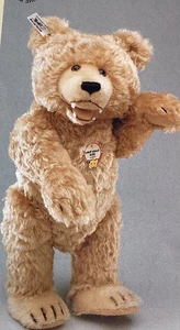STEIFF "TEDDY BABY WITH TEETH” EAN408175 GOLDEN MOHAIR 1929 REPLICA 13.5” - Picture 1 of 2