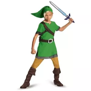 Legend of Zelda Link Classic Kids size L 10/12 Nintendo Character Costume - Picture 1 of 5