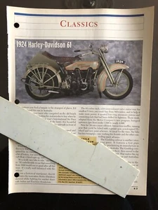 1924 HARLEY DAVIDSON 61 ARTICLE - Bild 1 von 1