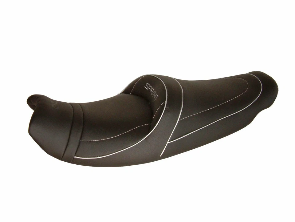 Assento TRIUMPH SPRINT955 I/ST/RS ≥98 Top Sellerie Deluxe conforto preto branco 2304S - Imagem 1 de 1
