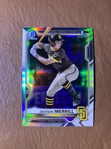 Jackson Merrill 2021 1st Bowman Chrome Refractor #BDC-119 XF