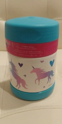 Termo 10 oz Unicornio Funtainer tarro de comida - verde azulado/blanco Foto 1 de 2