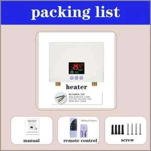 Universal 220V/5500W mini tankless electric water heater - Picture 1 of 7