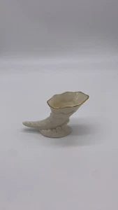 Vintage Lenox das Füllhorn Meerhorn Goldrand Porzellan 1982 2,5" hoch - Bild 1 von 3