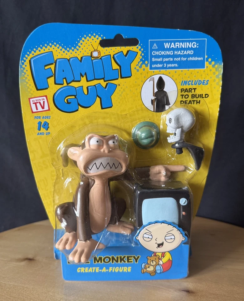 Family Guy Evil Monkey Create a Death Figure Toy T4