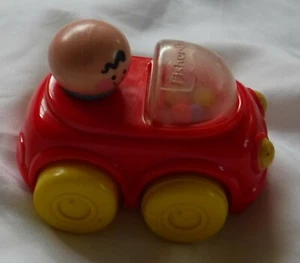 Fisher Price Little People rojo coche de carreras y niño conductor de colección 1996 - Imagen 1 de 5