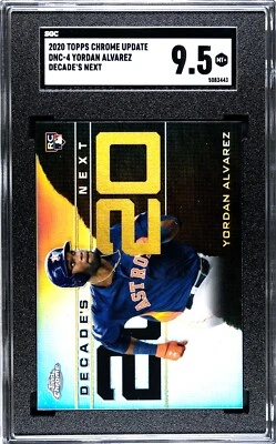 2020 Topps Chrome Update DNC-4 Yordan Alvarez Decade's Next SGC 9.5 RC - Image 1 of 2
