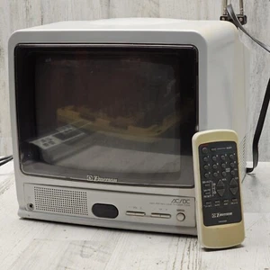 Vintage Emerson 9" Color TV-AC/DC Retro Gaming TC0918 w Remote Used - Picture 1 of 7