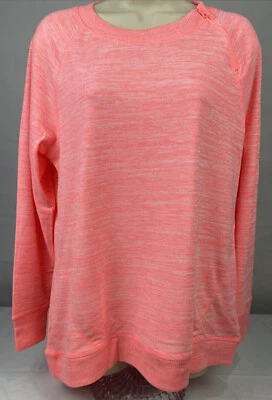 Suéter Pullover Tejido Gerry para Mujer 1/4 Cremallera Lateral Cuello Redondo, Talla Grande, Rosa Foto 1 de 4