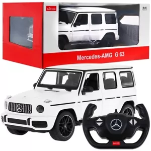 RC AUTO 1:14 Mercedes-AMG G63 ferngesteuert Modellauto mit Fernbedienung weiss - Bild 1 von 8