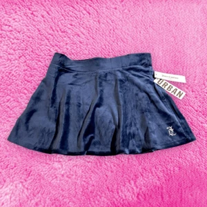 Juicy Couture Blue Velvet Skater Skirt - Picture 1 of 5