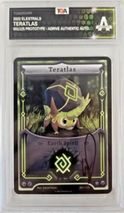 Elestrals Prototype Teratlas - Authentic aDrive Autographed Slab - Picture 1 of 2