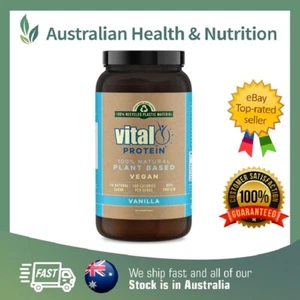 VITAL PROTEIN VANILLA 500GM // VEGAN + FREE SAME DAY SHIPPING - Picture 1 of 2