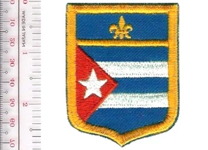 Escutero Cubano Emblema Nacional Años 50 Nino Explorador de Cuba Escudo - Imagen 1 de 1