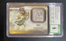 2021 Topps Series 2 70th Anniversary Logo Patch Fernando Tatis Jr Padres CSG 9