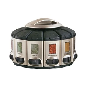 Kitchen Art Select Spice Auto Measure Carousel Professional Unique Series Satin - Picture 1 of 12