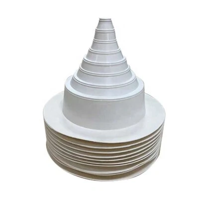 JM TPO Universal Pipe Boot Roof Flashing 1"-8" Pipes (Box Of 10 Boots)