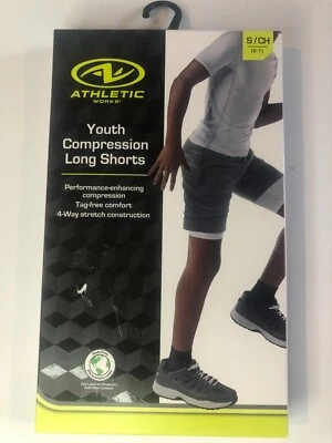Athletic Works Youth Compression Shorts Small 6-7 - Image 1 of 2