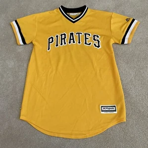 Usato in ottime condizioni! Maglia Majestic Youth XL Coolbase Pittsburgh Pirates Jameson Taillon gialla - Foto 1 di 10