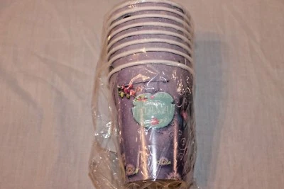 NUEVO EN PAQUETE LA PRINCESA Y LA RANA 8 TAZAS DE PAPEL SUMINISTROS DE FIESTA   Foto 1 de 2