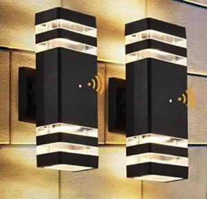 DASTOR Dusk to Dawn Outdoor Wall Lights 2 Pack 3000K Warm White Exterior Scon... - Picture 1 of 6