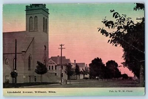 Postal de Willmar Minnesota 1914 de Litchfield Avenue Building vista lateral - Imagen 1 de 2
