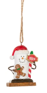 Ganz Midwest of Cannon Falls Dated 2024 S'more ornament North pole - Picture 1 of 2