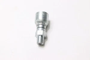 Eaton Male Straight Thread O-Ring Hose Carbon Steel 9/16" MPT 04Z-P06-BG - Picture 1 of 1