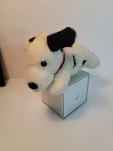 Battat Dalmatian small puppy dog plush lying down red collar one white ear - Picture 1 of 7