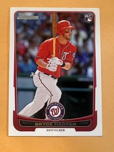 2012 Bowman Draft Bryce Harper #10 Rookie Karte Philadelphia Phillies RC - Bild 1 von 2