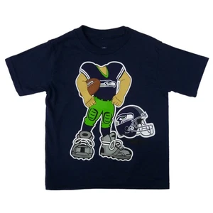 NFL Toddler Boys Blue Seattle Seahawks T-Shirt Football Shirt 3T - Picture 1 of 1