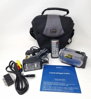 Sony HandyCam DCR-SR52E 30GB HDD Digital Camcorder - Battery Charger Accessories - Image 1 of 4
