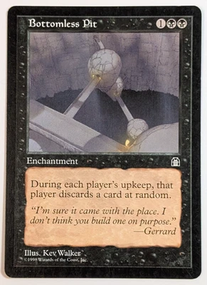 MTG Card - 1x Bottomless Pit - Stronghold - NM/LP - Vintage, Magic The Gathering - Image 1 of 4