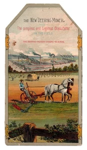 HANDELSKARTE neuer Hirschmäher einfachster und leichtester Grasschneider im Feld - Bild 1 von 2