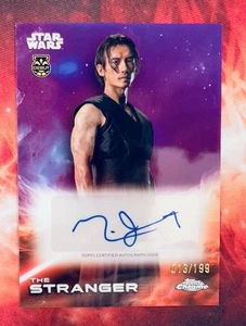 2025 Topps Chrome Star Wars The Stranger Manny Jacinto Autograph /199 A-MJ - Picture 1 of 2