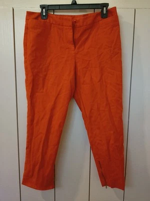Worthington Womens Coral Red Slim Fit - Size 10 - Image 1 of 4
