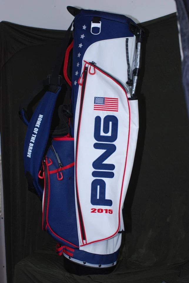 PING GOLF - Bolsa de Transporte _ Patriótica - Rojo Blanco Azul - Estrellas y Rayas Foto 1 de 4