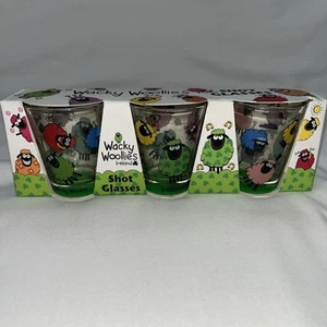 Wacky Woolies Schnapsglas 3er Set Irland Neu im Paket - Bild 1 von 8