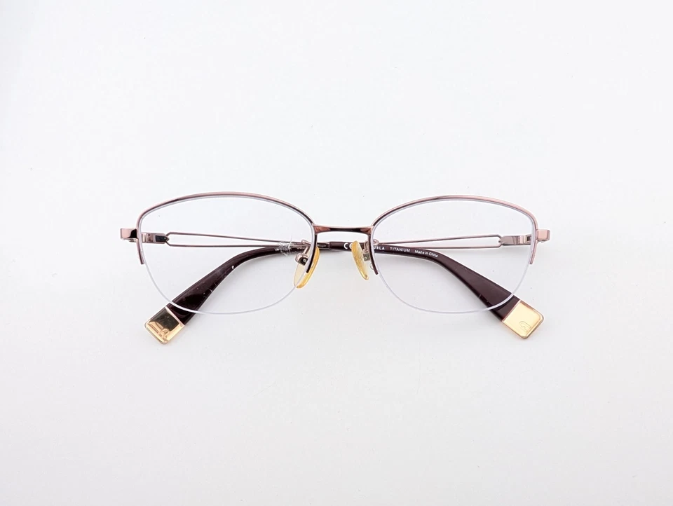 Furla Eyeglasses, Frames Only, Titanium, VFU556K 0SBS, 52-17-140, Metal, Pink - Image 1 of 4