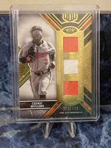 2025 Topps Tier One Cedric Mullins Triple Jersey /149 Baltimore Orioles - Picture 1 of 2