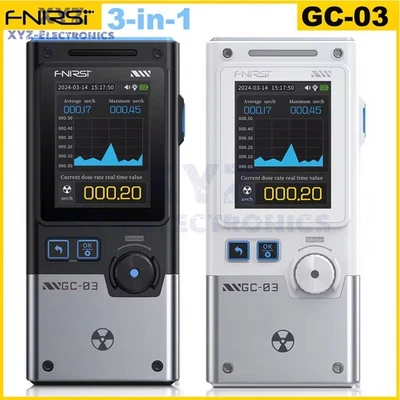 MARKENLOS FNIRSI GC-03 3-IN-1 Electromagnetic Nuclear Radiation Detector Digital EMF Meter