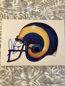 ISAAC BRUCE * Signed Autographed 8x10 Photo ST. LOUIS RAMS * NFL HOF - Picture 1 of 3