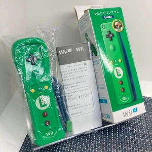 Offizieller Wii Remote Luigi Nintendo Motion Plus Wii U Original Controller - Bild 1 von 15