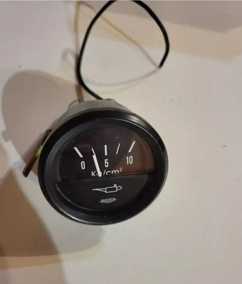 Manómetro de presión de aceite Lamborghini Miura P400 SV Jaeger reacondicionado Foto 1 de 2