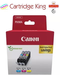 Canon Original 521 Multipack for PIXMA MX860 - Picture 1 of 4