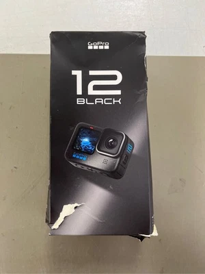 GoPro HERO12 - Black: 5.3K Resolution, 27MP, USB-C, No View Finder - Image 1 of 3