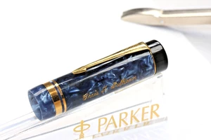 PARKER DUOFOLD CENTENNIAL SIZE BLUE REPLACEMENT CAP - Picture 1 of 11