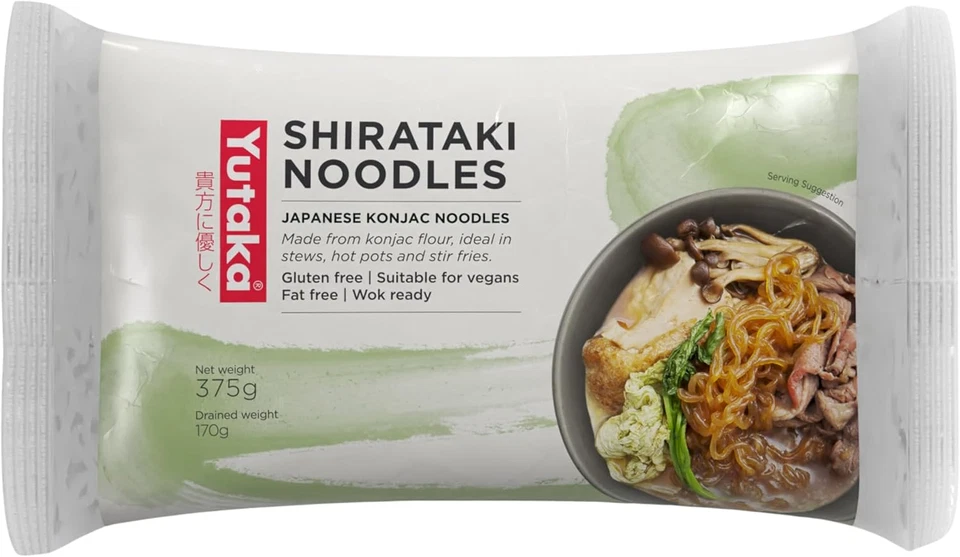 White Shirataki Noodles 170G (Pack of 12) | Authentic Japanese Konjac Noodles... - Image 1 of 4